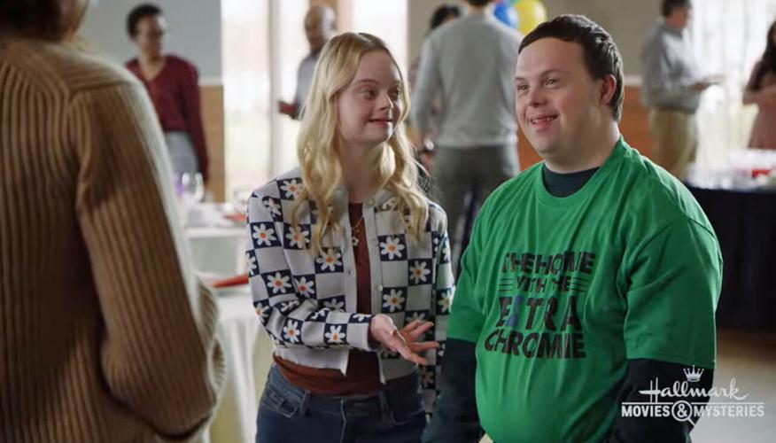Lily D. Moore and Louisville native David DeSanctis in the movie, 'Color my World with Love'