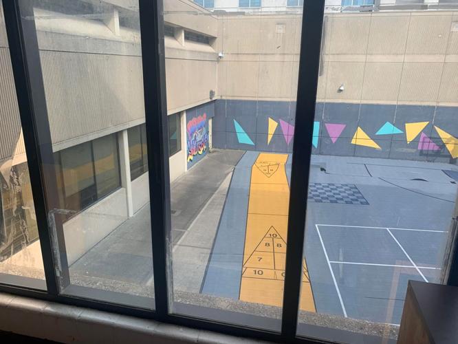 Louisville youth detention center recreational space