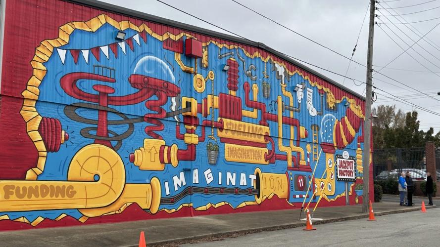 Kentucky Lottery building mural - 11.21.24