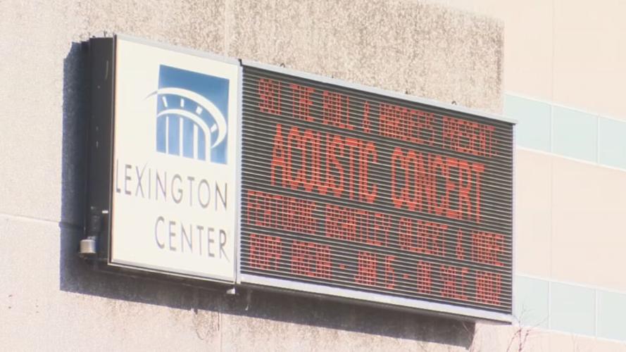 "Acoustic Jam" sign at Rupp Arena