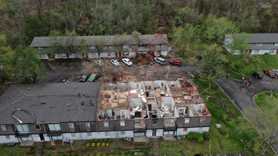Apartment in Louisville's PRP neighborhood damaged by April 5, 2023 storms