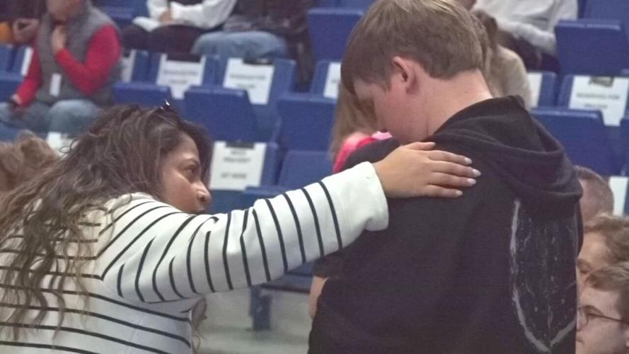 Christian young adult revival service held at Rupp Arena on Sunday, Feb. 26