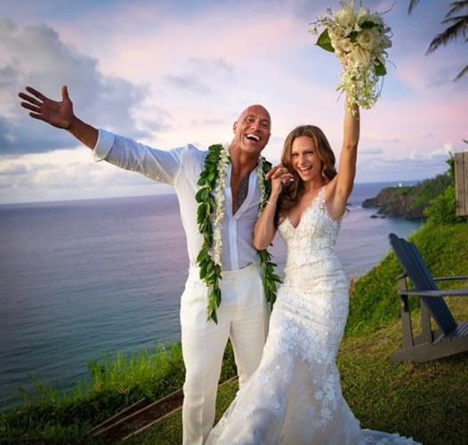 Dwayne 'The Rock' Johnson marries Lauren Hashian 8-19-19 2