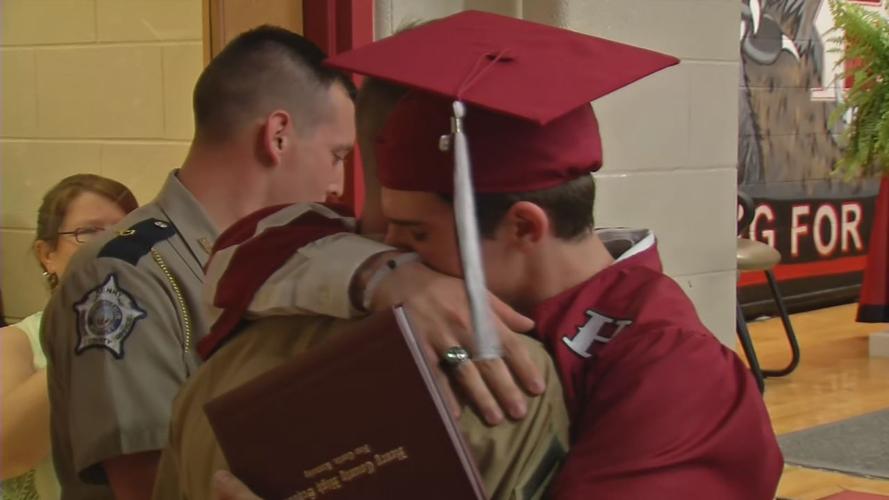 Henry County High School graduate gets emotional surprise from Marine brother