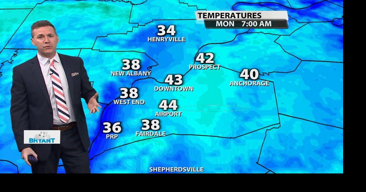 Jude Redfield's Monday morning forecast Weather