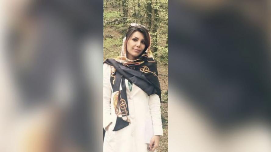 Sahar Gohar wearing a hijab while in Iran.jpeg