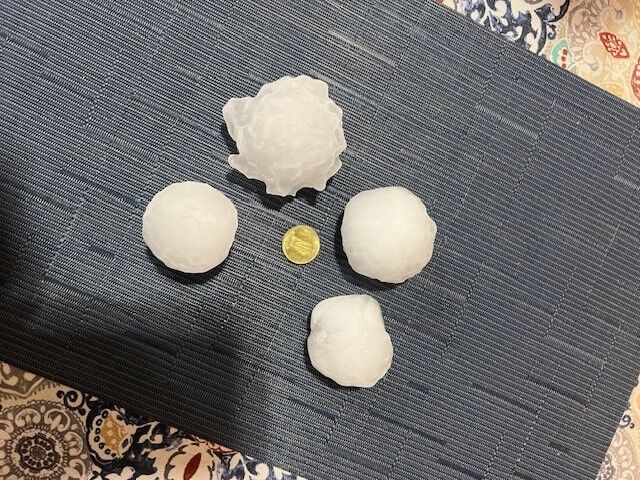 Hail in Corydon Indiana