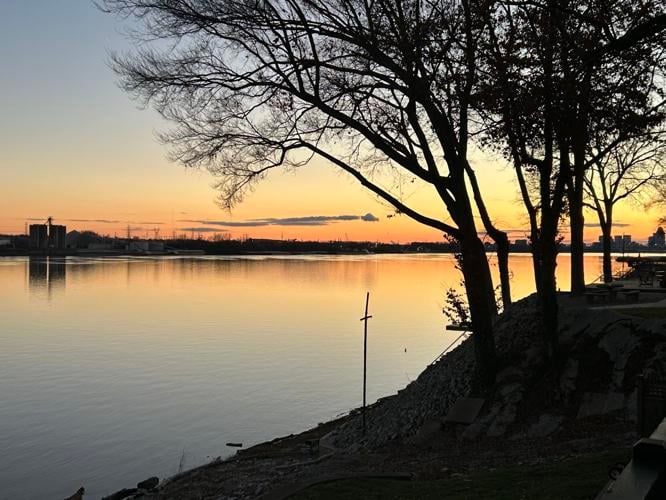 Ohio River sunset