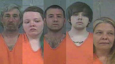 Five people arrested after pot, guns and ammo allegedly found in Bullitt County home