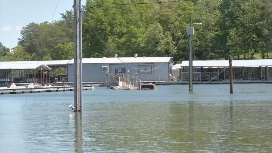 Nolin River Lake high water levels 5-22-25