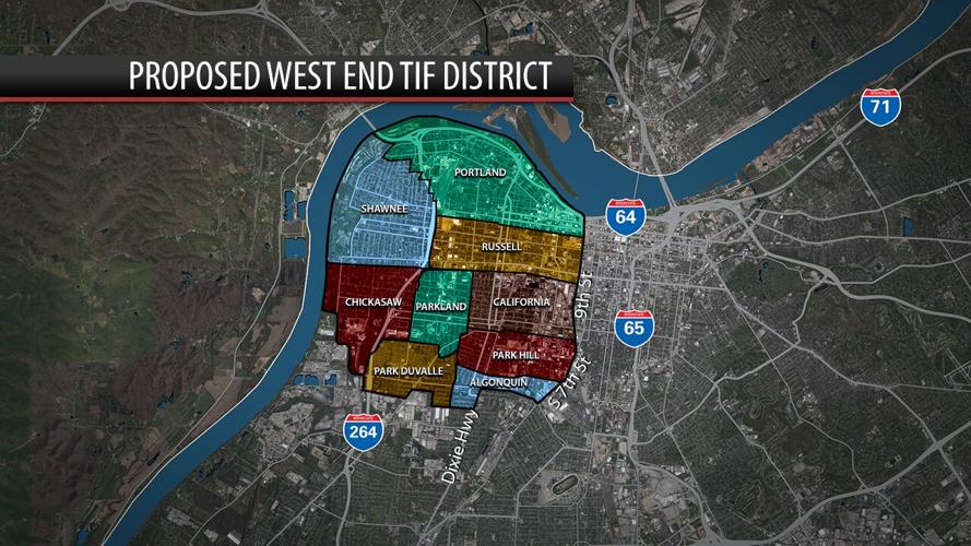 Proposed West End TIF district