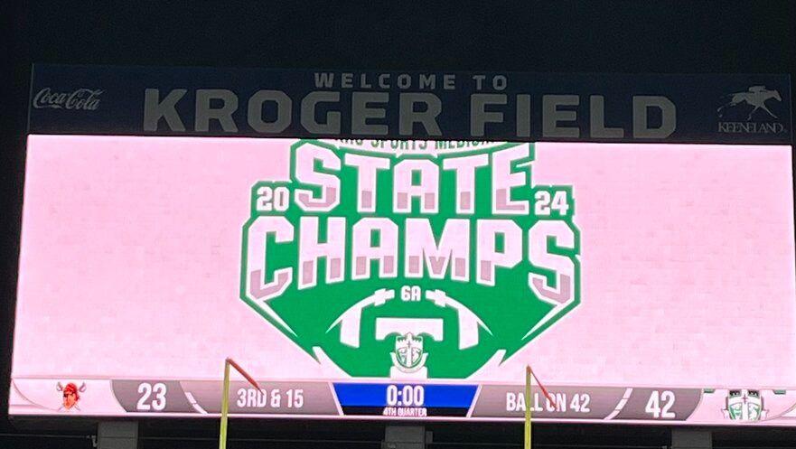 Trinity football state champions - 12.7.24