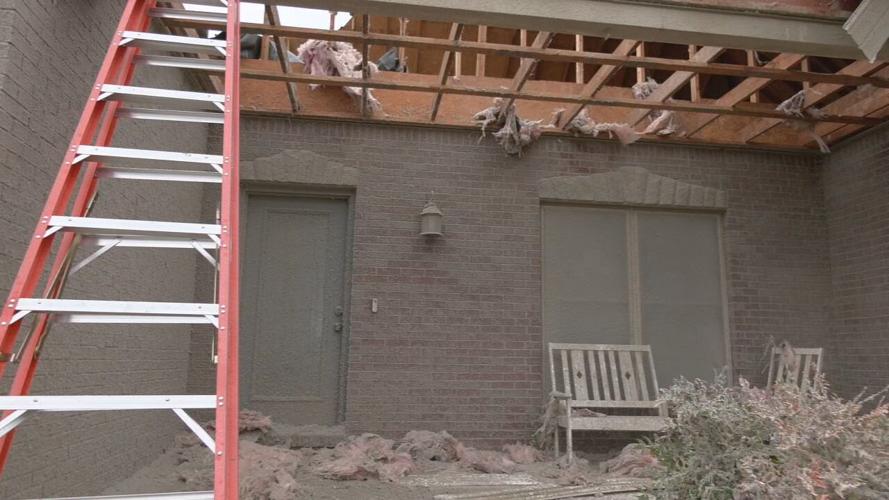 Tornado damage to Covell family home in Hardin Co. 3-19-22