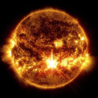Solar Storms - solar flare - sun - solar system - AP file generic sun