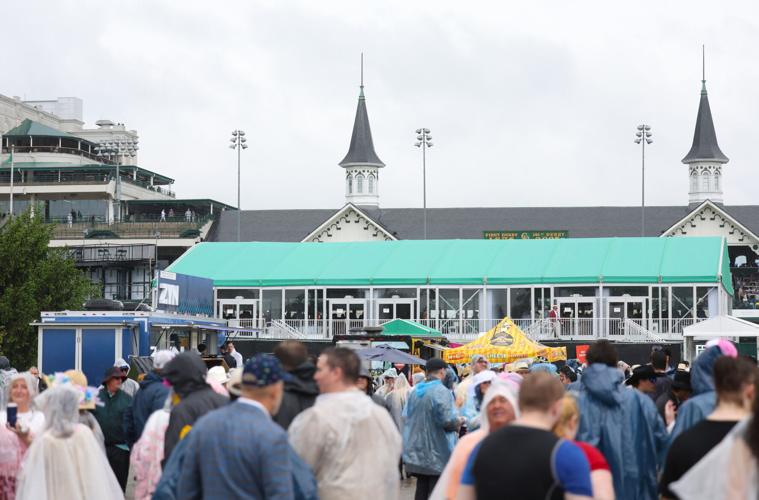 Crowd moves around infield May 3.JPG