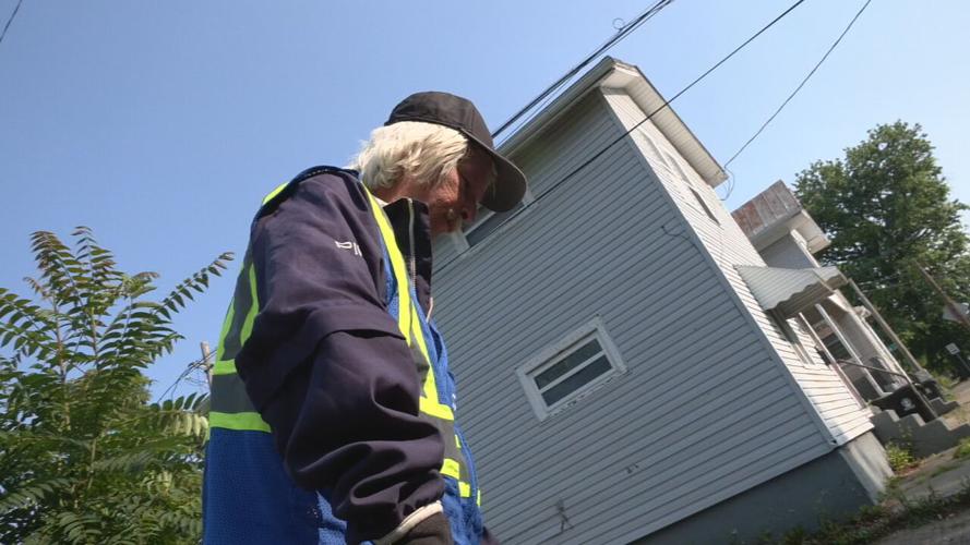 Participant in Goodwill's 'Another Way' program cleans up litter in Louisville's Shelby Park