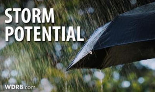 Low-end severe risk added to our area for Tuesday