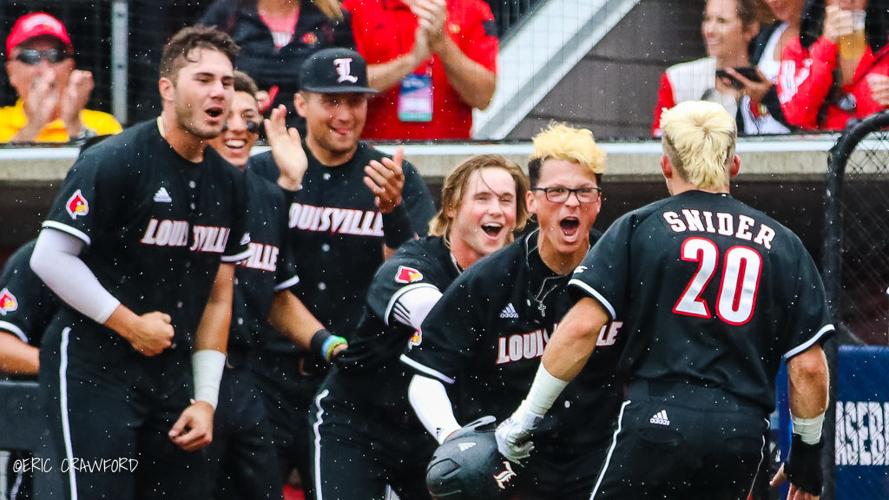 Louisville baseball celebration