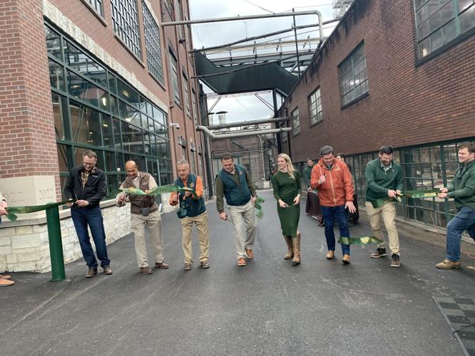 Ribbon-cutting for new stillhouse at Buffalo Trace Distillery on Feb. 9, 2023
