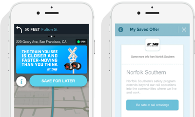 Railroad tips on WAZE