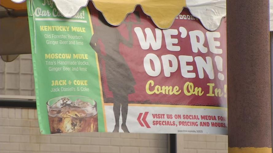 We're open restaurant sign .jpeg
