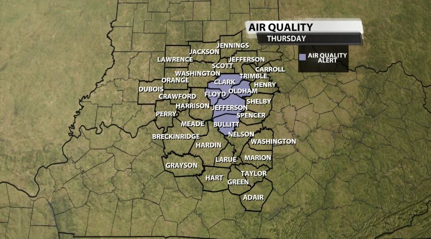 Air Quality Alert Thursday, August 25