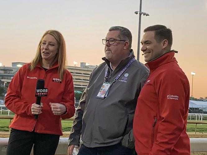 Churchill Downs spokesman Darren Rogers with WDRB in the Morning team