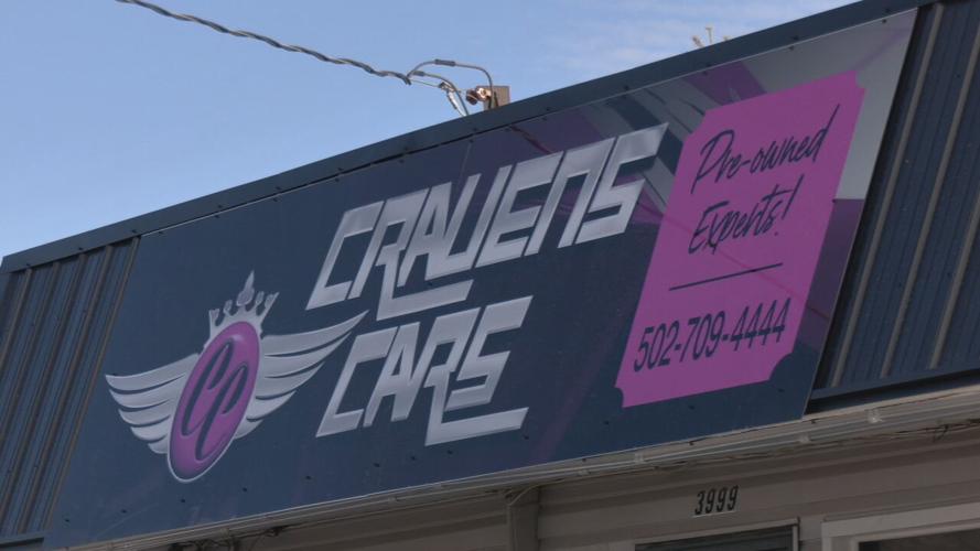 Signage for Cravens Cars in Louisville