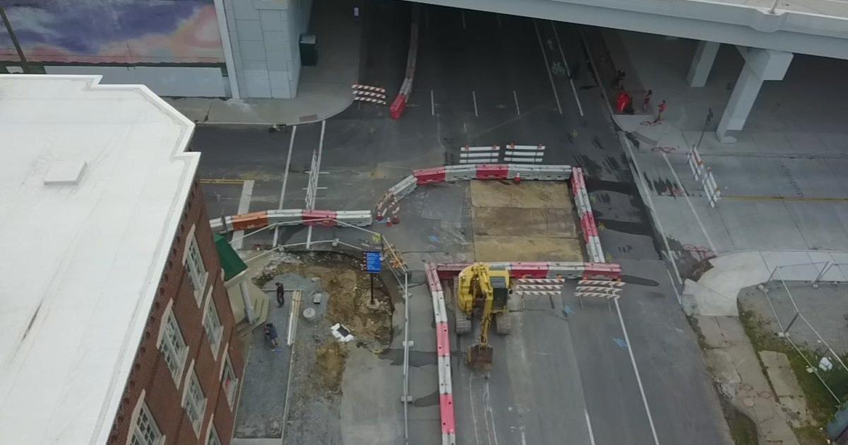 Sewer collapse downtown forces emergency road closures | Local News ...