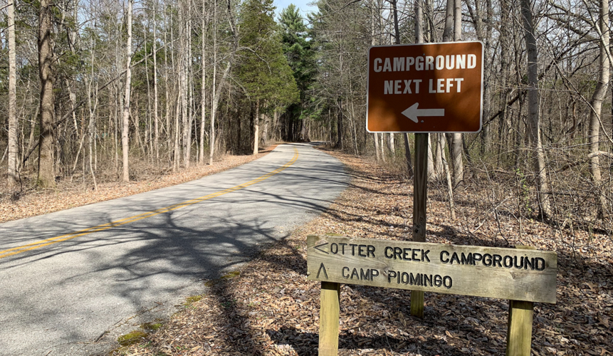 Otter Creek Campground Sign