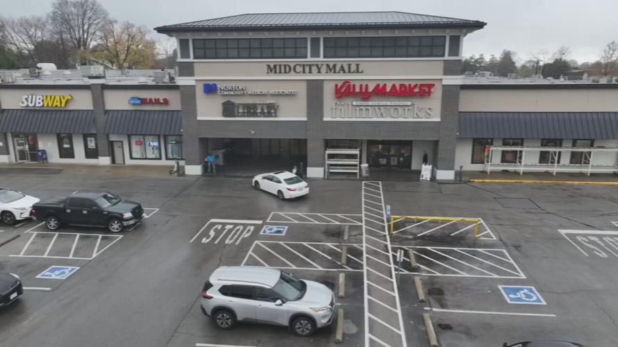 Mid City Mall aerial