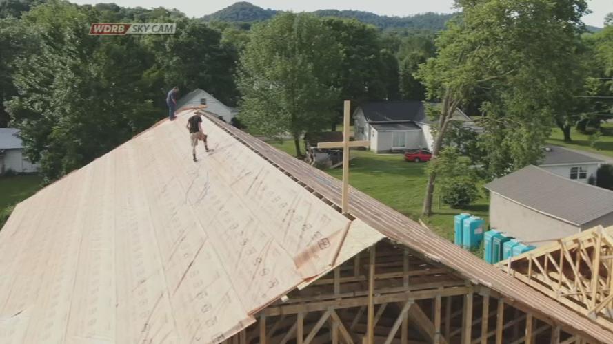 500 volunteers helping to build Bradfordsville church after flooding