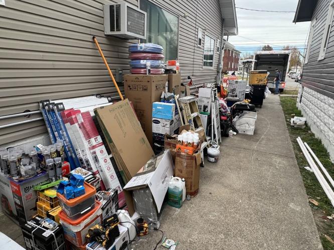 Recovered items stolen from Lowe's stores in Louisville