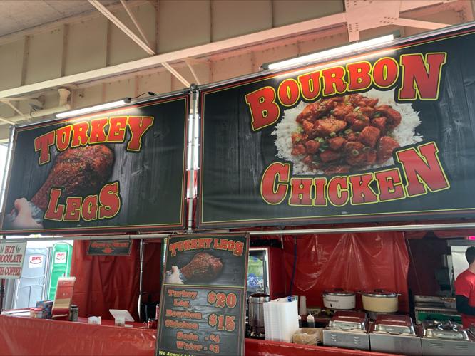 Bourbon Chicken vendor at Fest-a-Ville