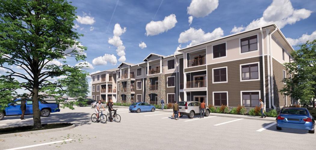 Freys Hill multi-family unit rendering
