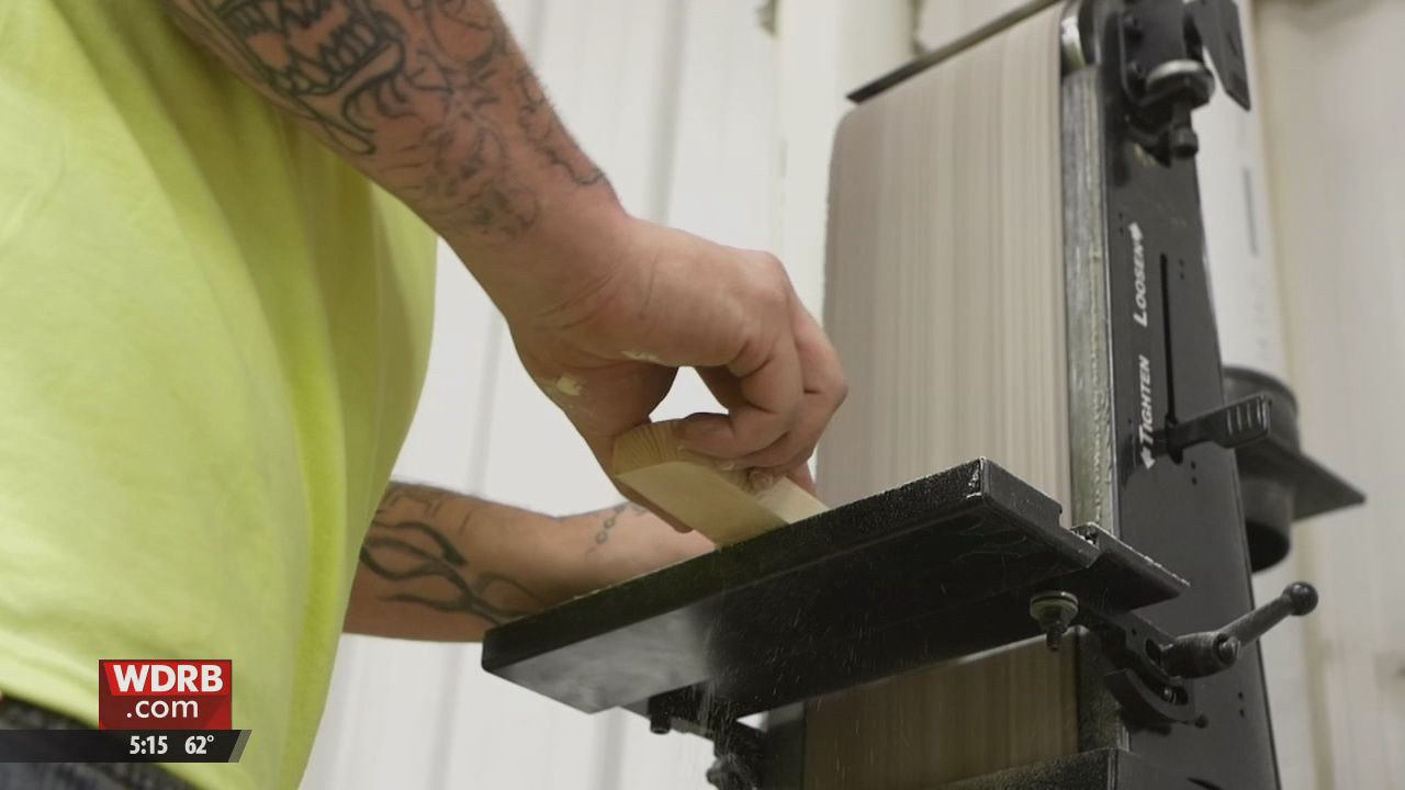 NAILING IT I Meade County inmates turning lives around, creating beautiful  furniture in jail program | Local News | wdrb.com, image size:1280x720