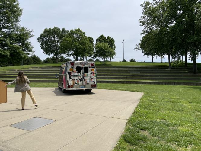 Cinebus at amphitheater