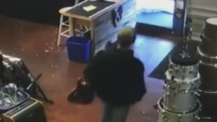 Surveillance video shows theft from the Doo Wop Shop on Dec. 30, 2019