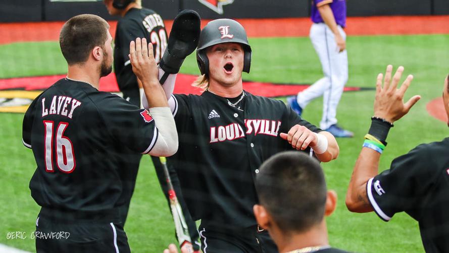 Lucas Dunn celebrates