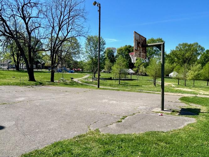 Basketball court at Camp Taylor Park - April 23, 2025.jpg
