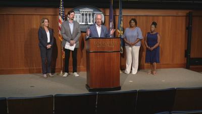 Louisville Mayor Greg Fischer holds news conference on minority business incubator