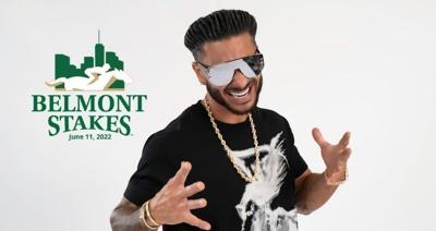 DJ Pauly D at the Belmont Stakes