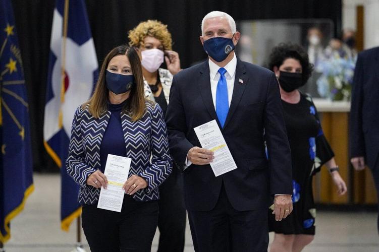 VP PENCE VOTES EARLY IN INDIANAPOLIS 10-23-2020 AP 2 .png