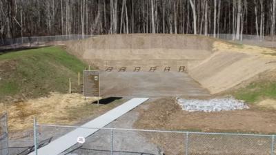 Pistol range at Otter Creek Outdoor Recreational Area