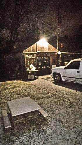 Ice in Yard in Bullitt County.JPG