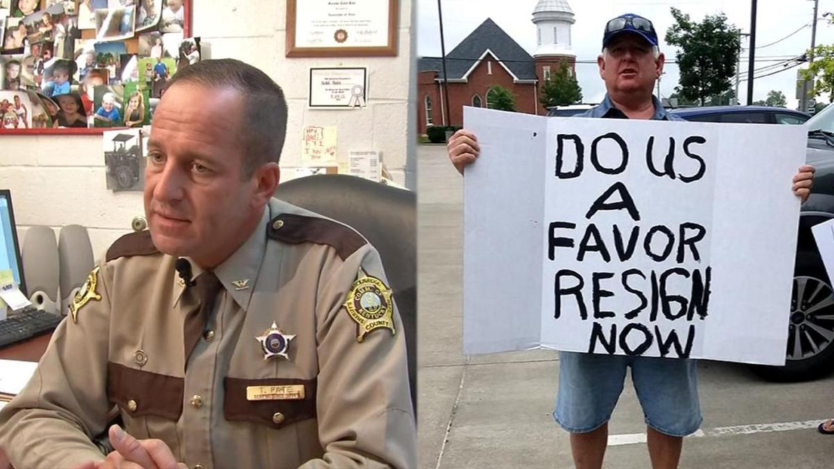 Breckinridge Co. Sheriff Todd Pate remains on the job despite ongoing