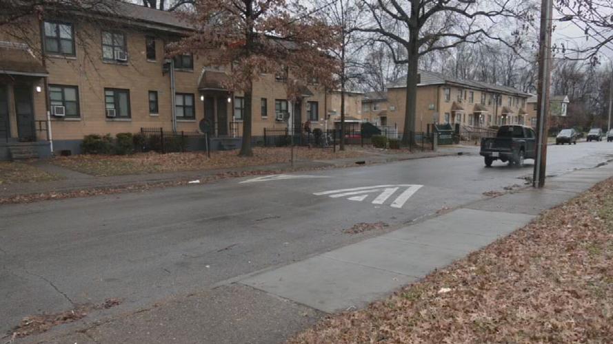 Homicide scene in Louisville's Algonquin neighborhood