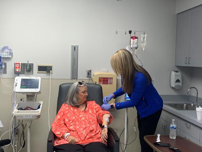 Barbara Totten Blood transfusion