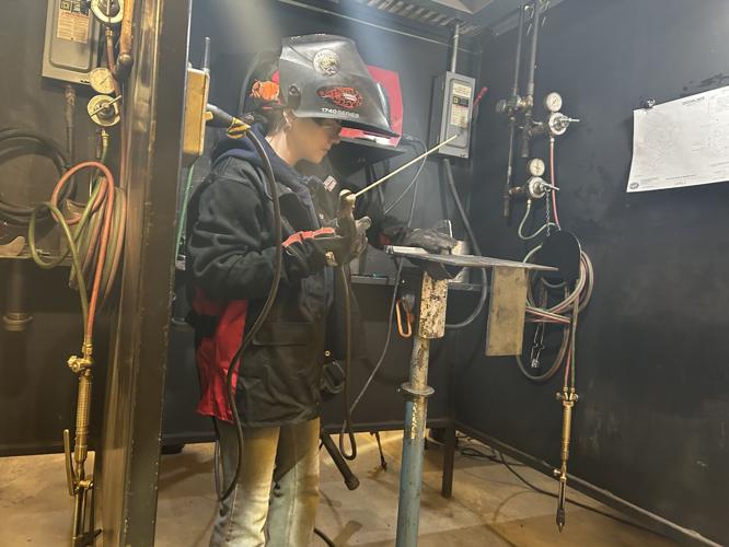 Welding at Pleasure Ridge Park High School