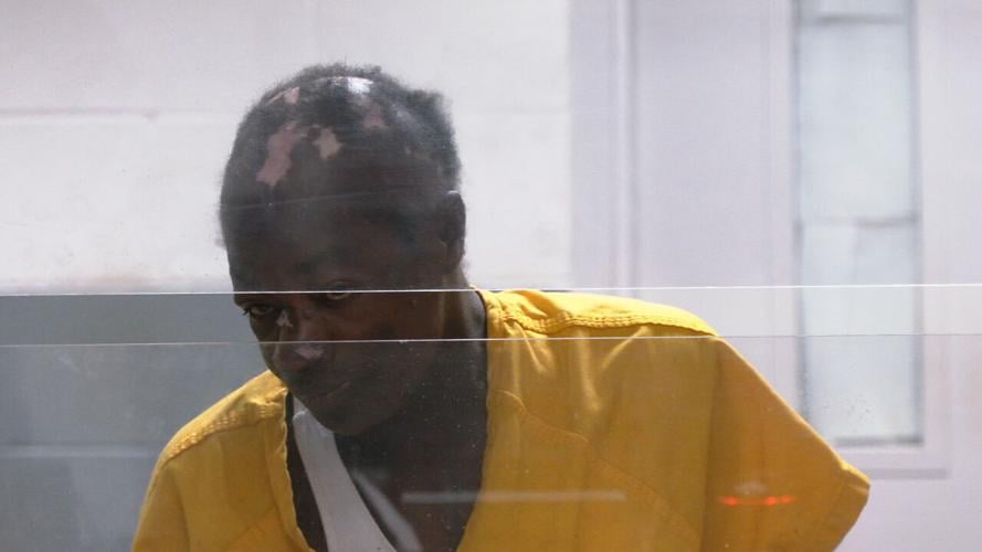 Charra Lewis in court 8/04